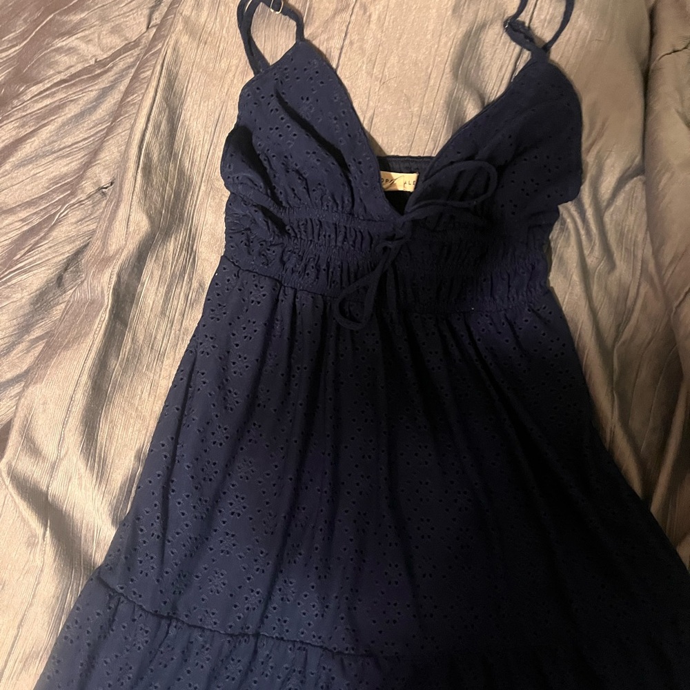 Aeropostale Navy Midi Dress